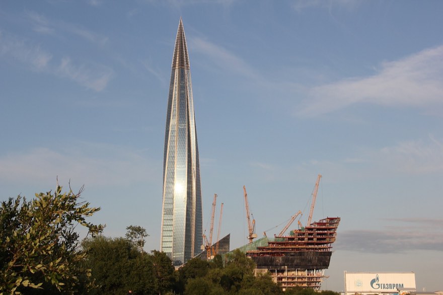Лахта-центр в Петербурге — штаб-квартира «Газпрома»