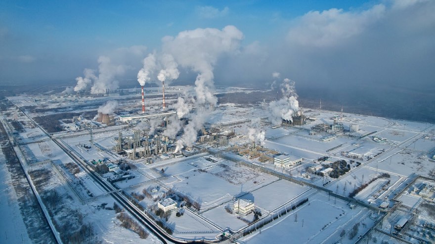 Промплощадка «ЗапСибНефтехима» в Тобольске
