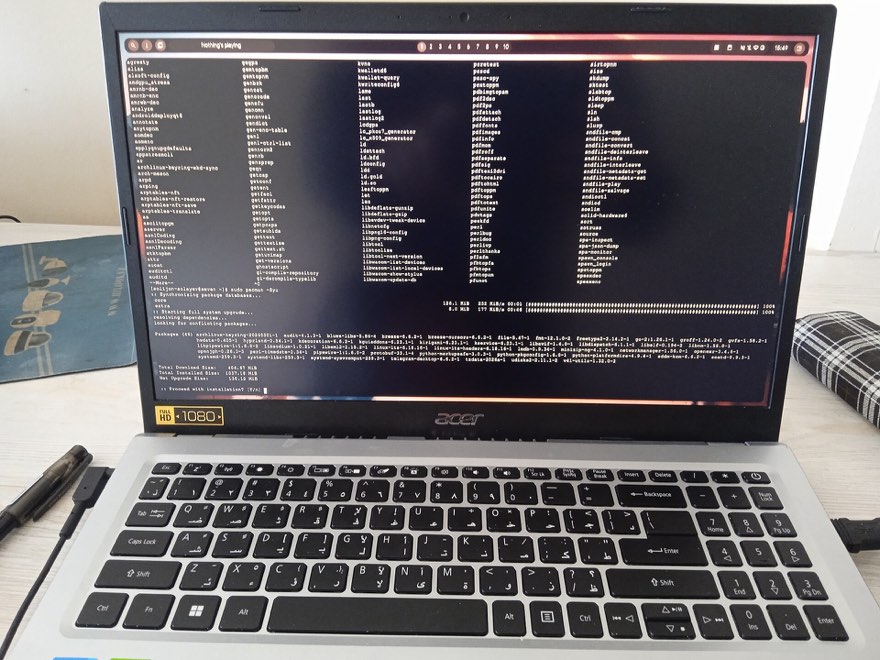 Обновление Linux в терминале ноутбука — операционные системы