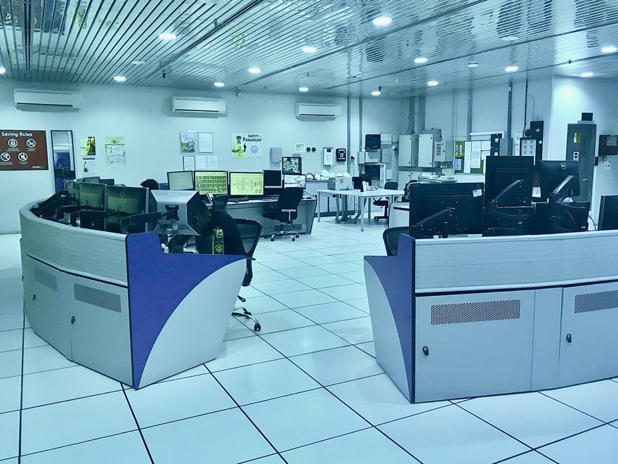 Диспетчерская SCADA промышленного объекта